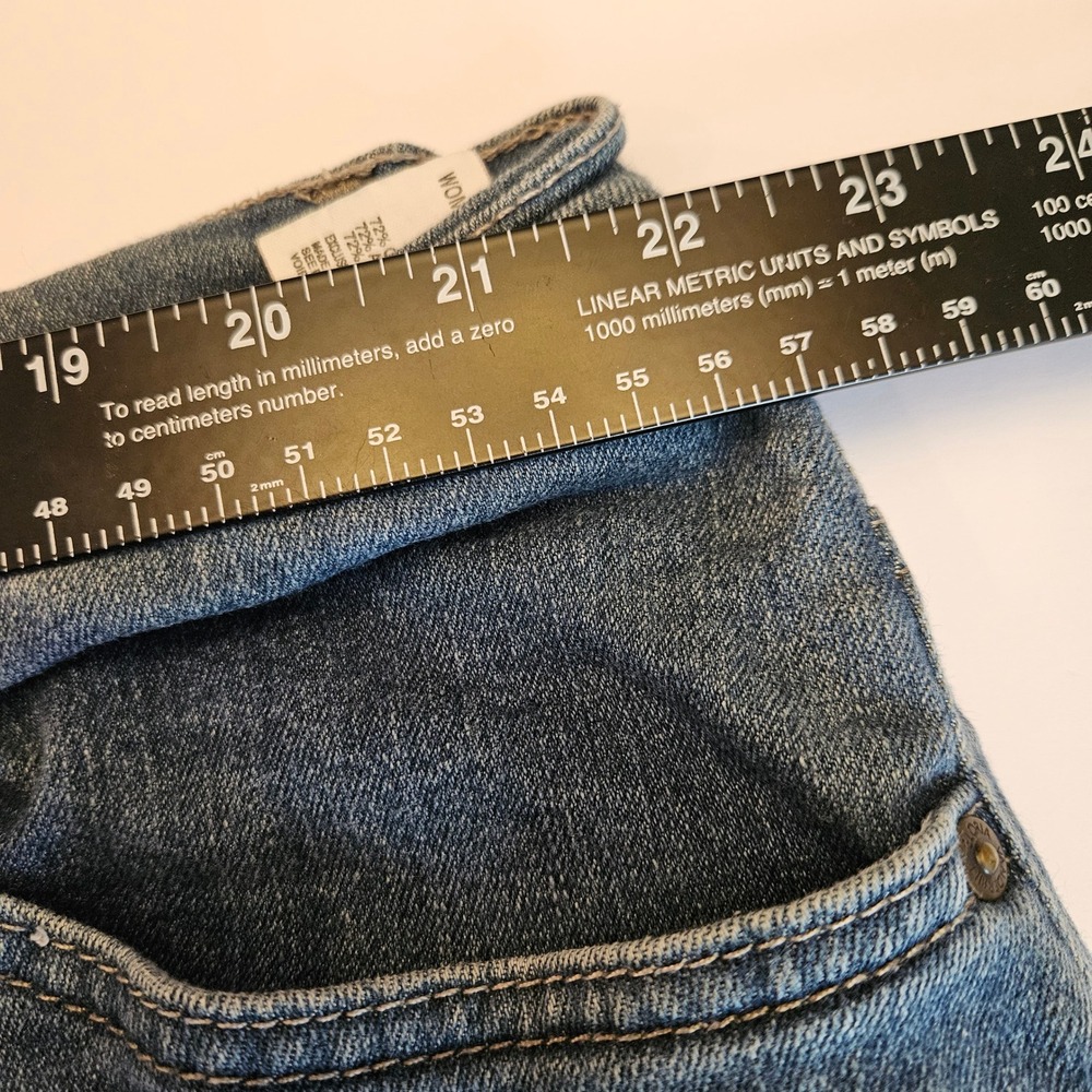 Gloria Vanderbilt Amanda High Rise Tapered Jeans Medium Wash Womens Plus 24W - Picture 5 of 9